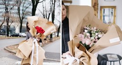 Poklonite JS Atelier cvjetni kon ili predimenzionirani buket za Valentinovo