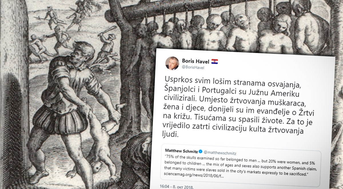 Profesor na Politologiji kršćanstvom opravdao zatiranje civilizacija Amerike