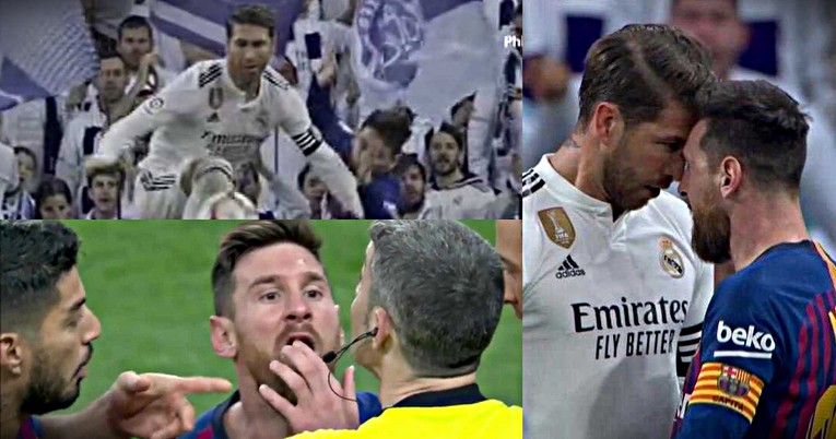 VIDEO Ramos udario Messija po licu. Sudac ga nije kaznio