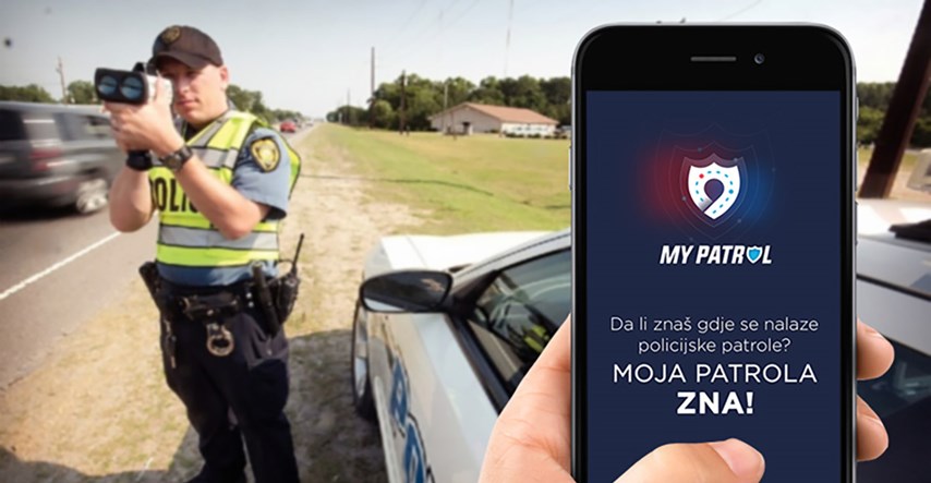 Aplikacija koja pokazuje gdje se nalaze policijske patrole, kamere i radari
