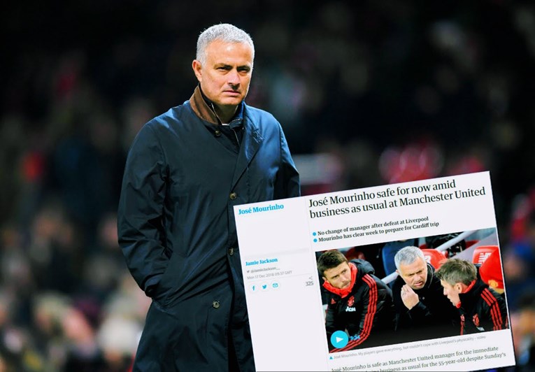 Guardian: Mourinhov posao u Unitedu je siguran