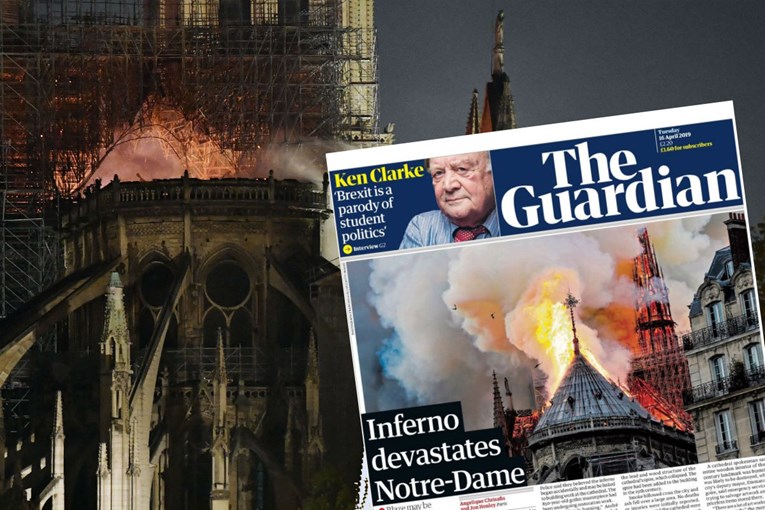 Svijet tuguje za katedralom Notre-Dame, pogledajte naslovnice novina
