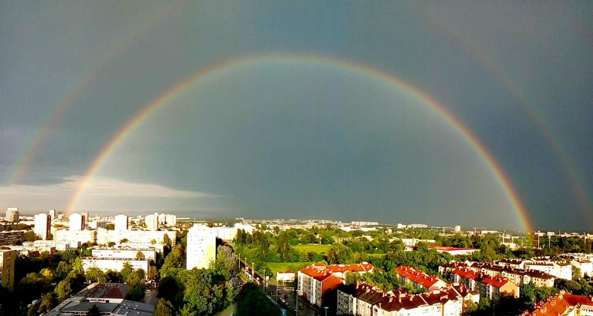 Nakon kiše u Zagrebu se pojavile dvije duge