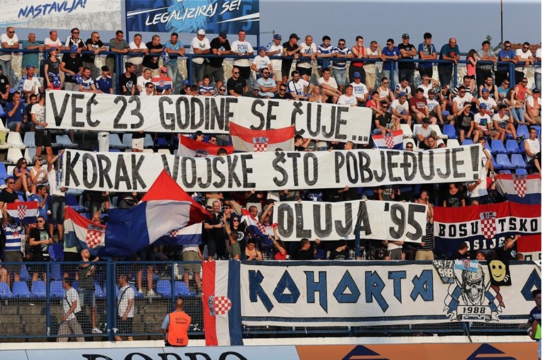 Pogledajte kako su hrvatski navijači obilježili Oluju