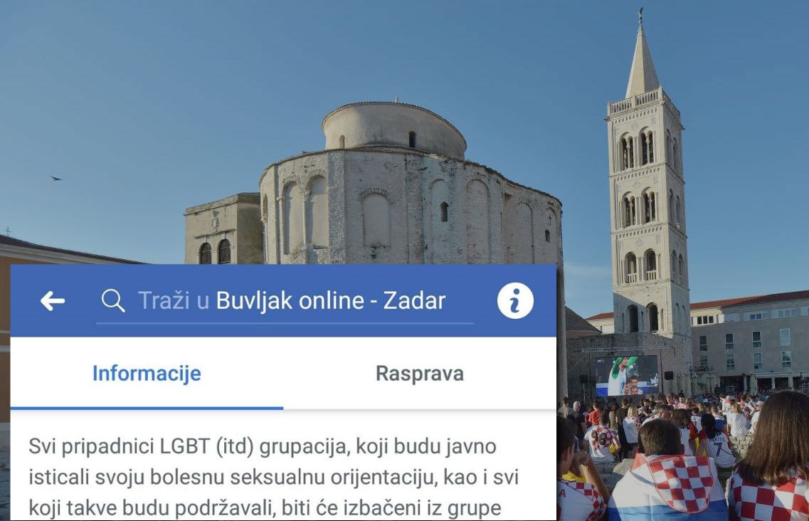 Opet Zadar: Gej ljudima sad brane i korištenje oglasnika