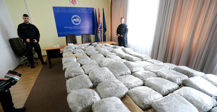 Policija u Zagrebu zaplijenila 109 kilograma marihuane, tri osobe uhićene