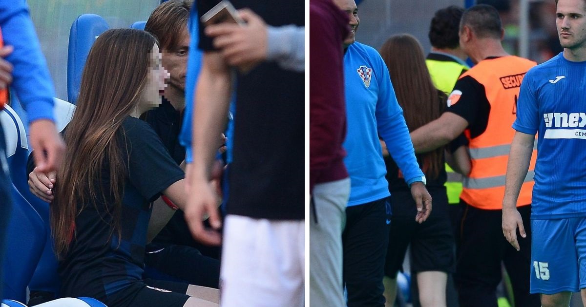 Zbog ljubavi prema Modriću: Djevojku s bjelovarskog stadiona ispratili zaštitari