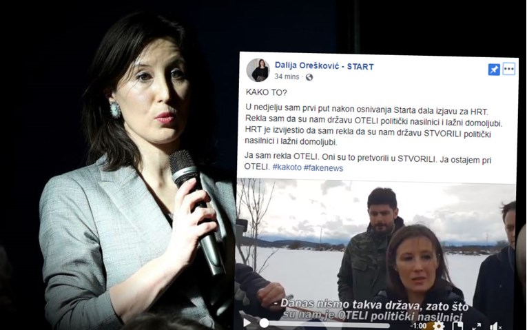 Dalija Orešković odgovorila HRT-u koji joj je izmislio izjavu