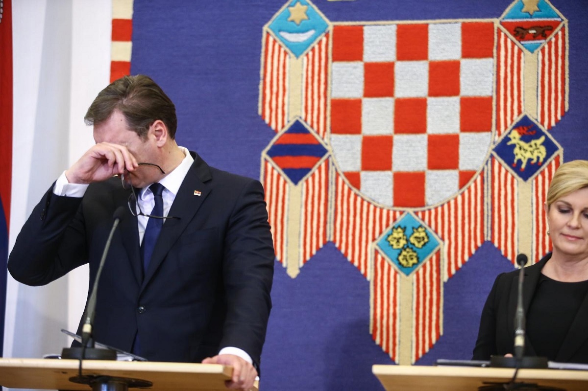Kolindina izjava razbjesnila Vučića: "Ako misli da me preplašila, vara se"