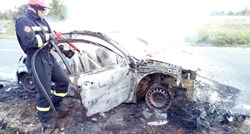 Kod Nina izgorio auto umirovljenog krim-policajca