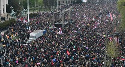 VIDEO Održan novi prosvjed protiv Vučića: "On je neprijatelj demokracije"