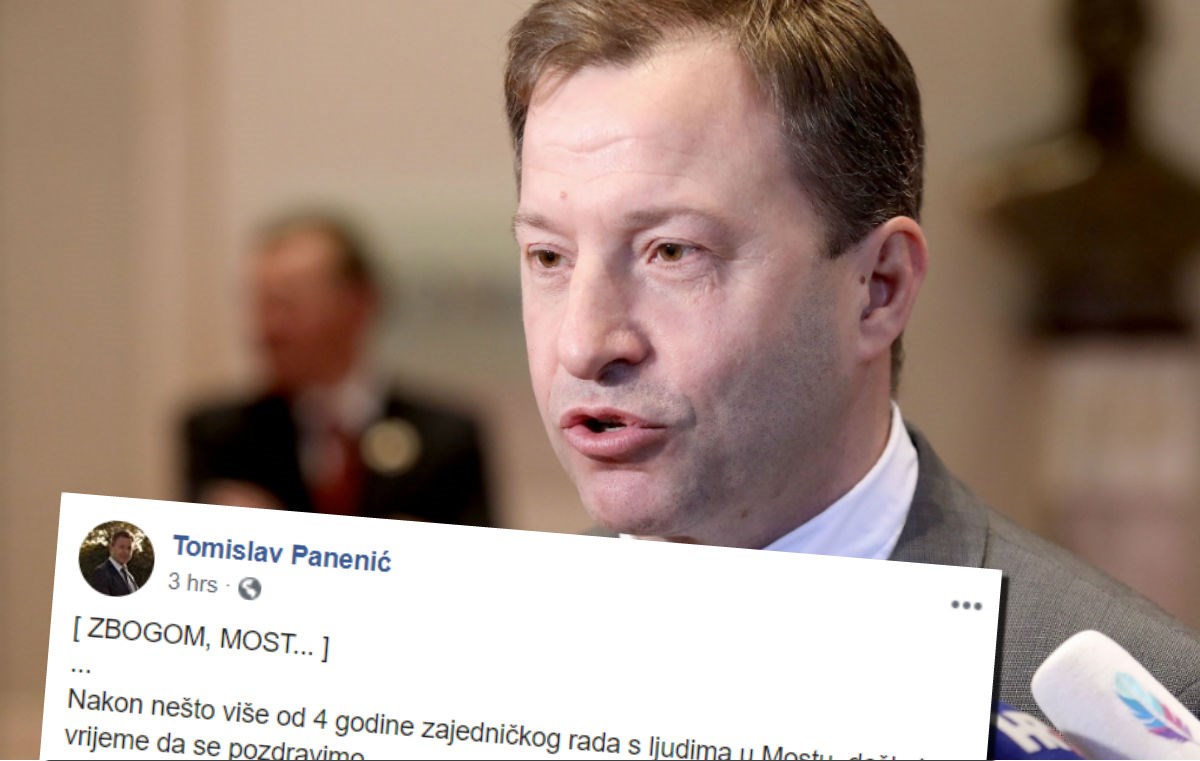 Panenić se na Fejsu oprostio od Mosta: "Došlo je vrijeme da se pozdravimo"