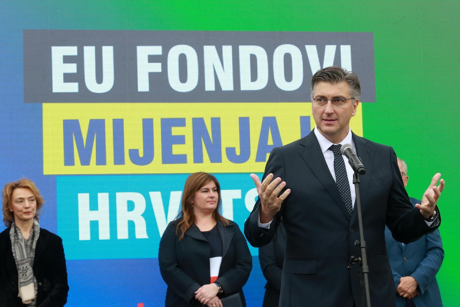 Plenković i Žalac nahvalili EU zbog novca iz europskih fondova
