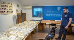 FOTO Pogledajte kako izgleda zapljena 61 kilograma marihuane kraj Dubrovnika