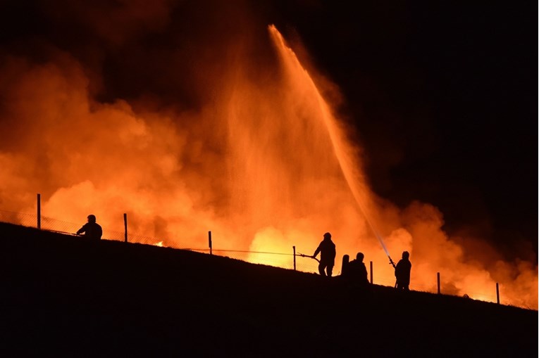 VIDEO Ogroman požar progutao smetlište kod Čakovca, dim se vidio do Varaždina