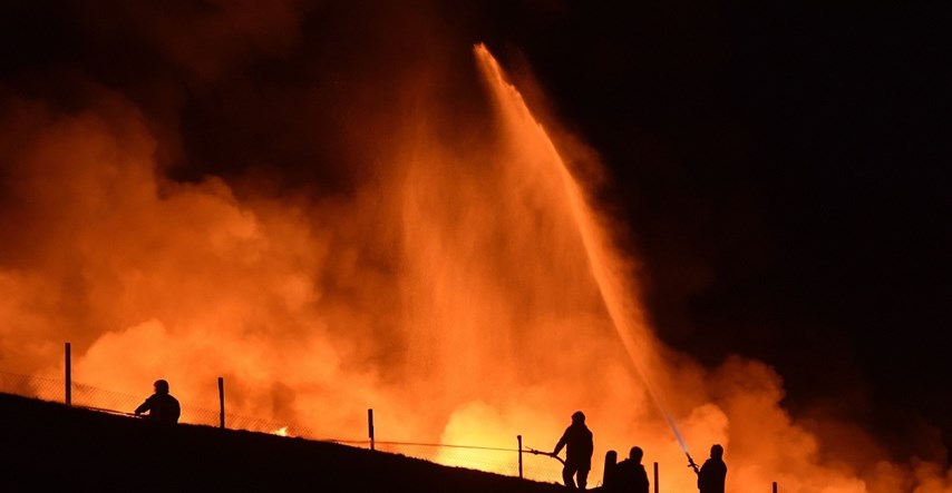 VIDEO Ogroman požar progutao smetlište kod Čakovca, dim se vidio do Varaždina