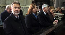 Gordan Jandroković poveo suprugu Sonju na božićnu misu