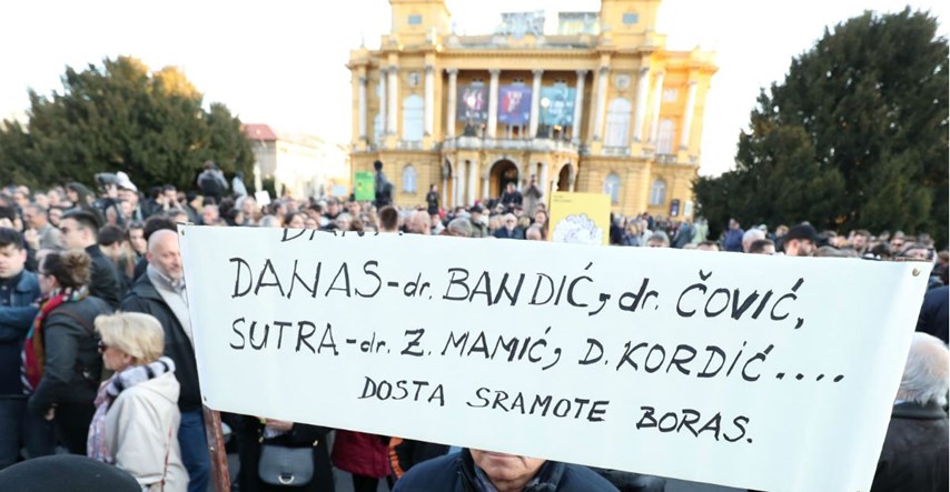Novi veliki prosvjed protiv dodjele doktorata Bandiću bit će u svibnju