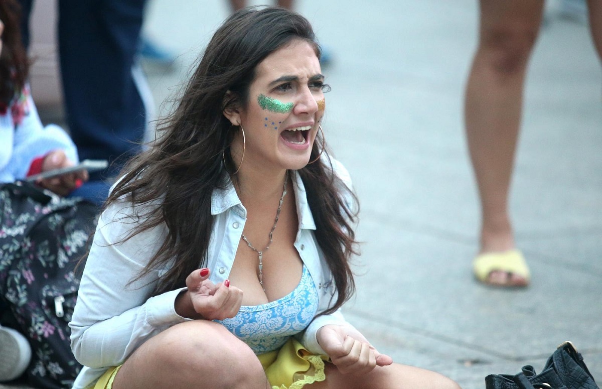 Zgodne Brazilke navijale protiv Srbije na glavnom zagrebačkom trgu
