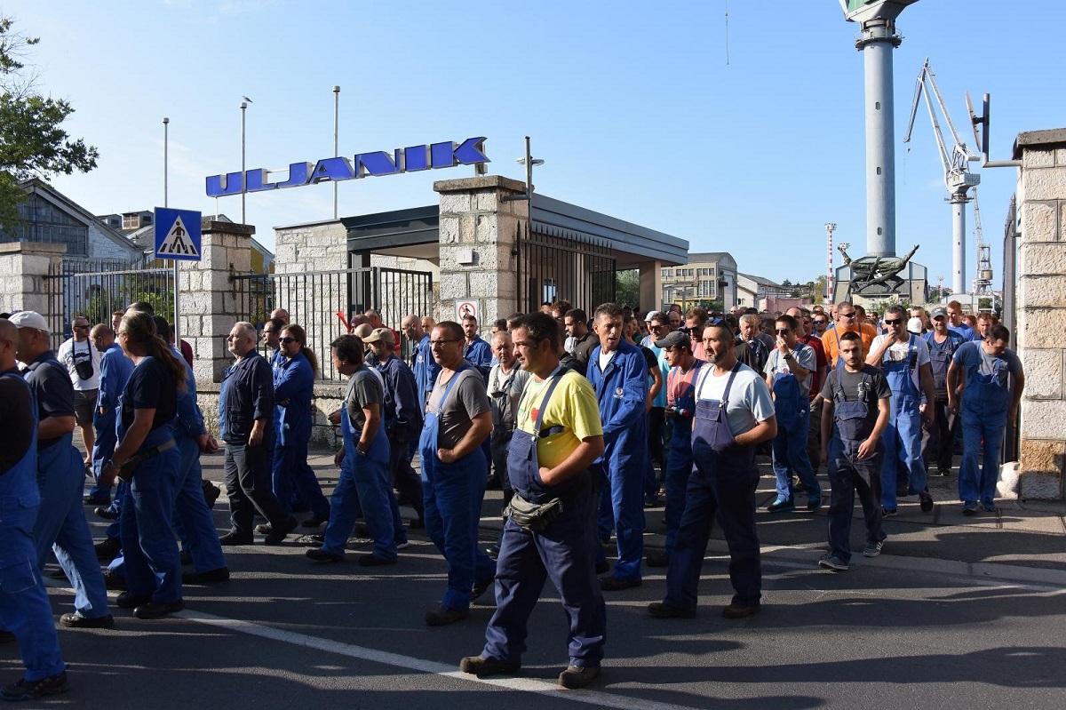 Radnici Uljanika od jutros su u štrajku