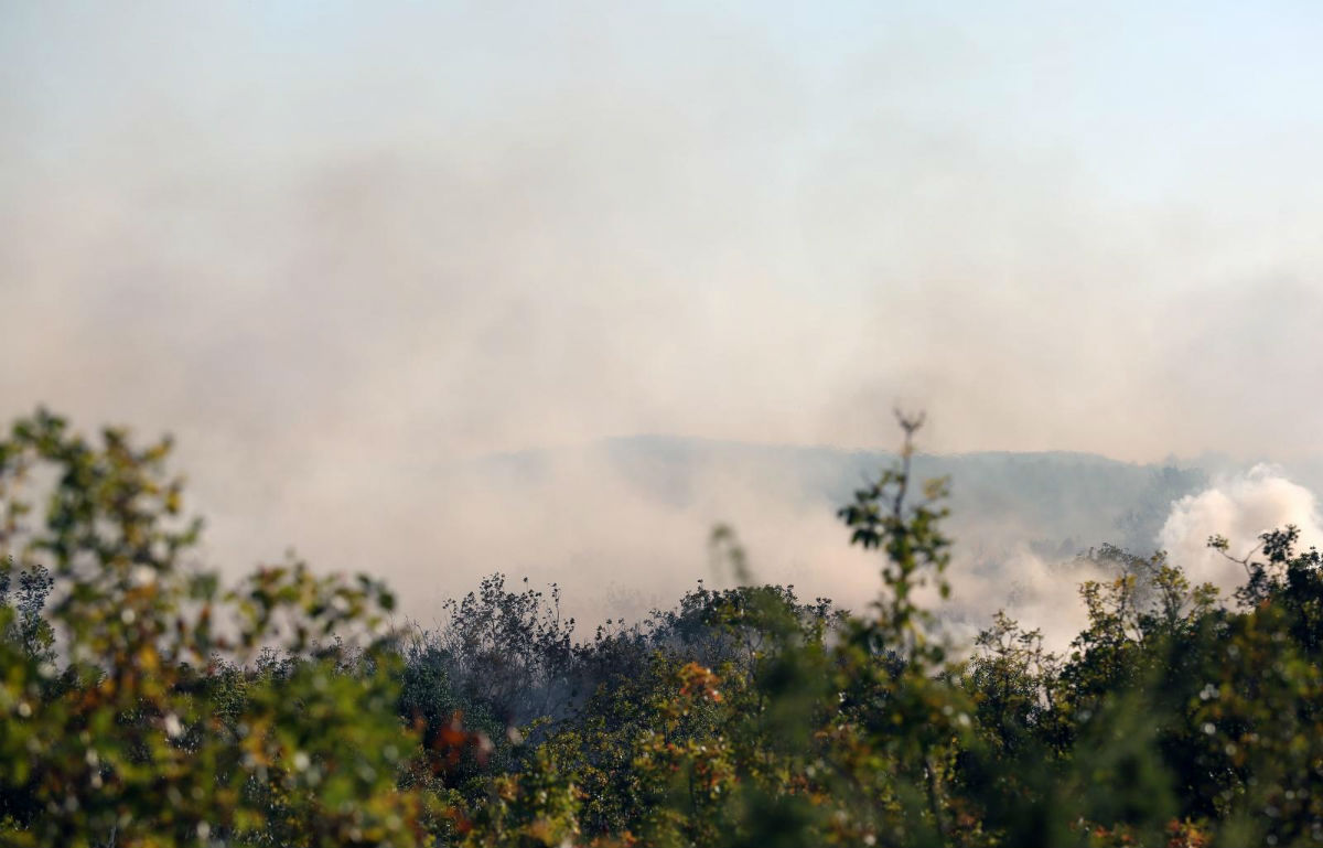 Nakon gašenja požara kod Skradina pronađeno tijelo muškarca