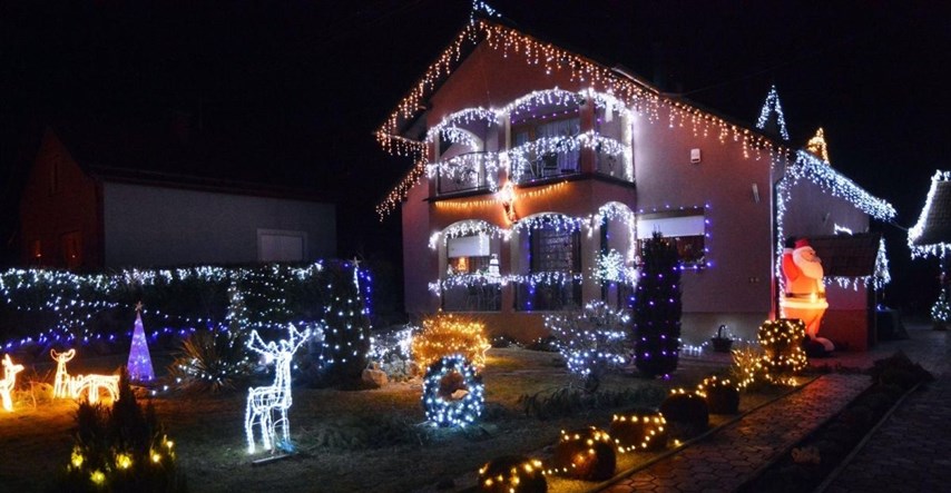 Božićna bajka u Slavoniji: Jeste li igdje vidjeli ovako ukrašenu kuću?