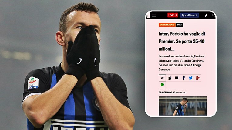 Gazzetta: Perišić želi u Premiership, a Inter će ga pustiti pod ovim uvjetom