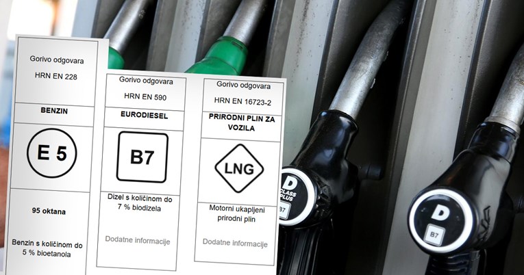 Od sutra na pumpama nove oznake za gorivo