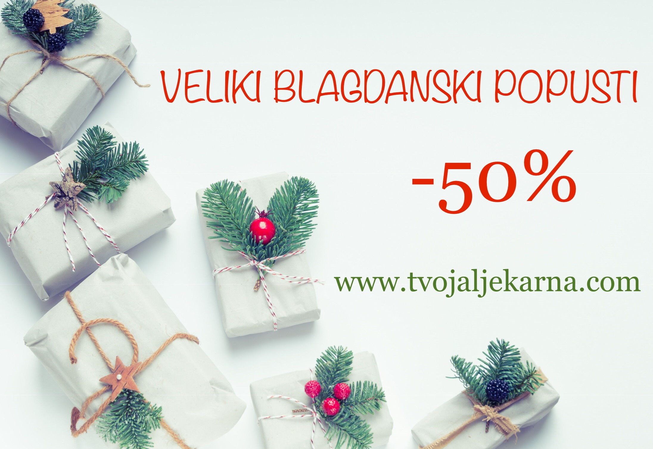 Veliki blagdanski popusti do 50%