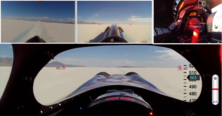 Ide preko 800 km/h: Pogledajte kako ubrzava najbrži auto s pogonom na kotače