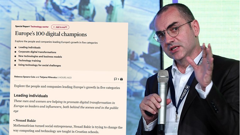 Financial Times uvrstio Bakića u Top 100 digitalnih prvaka Europe
