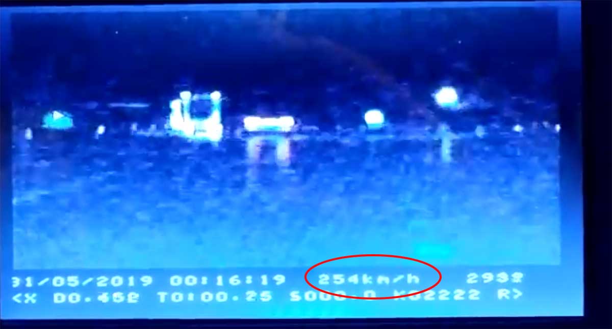 VIDEO 3000 kuna kazne i oduzimanje vozačke na mjesec dana: Srbin jurio 254 km/h