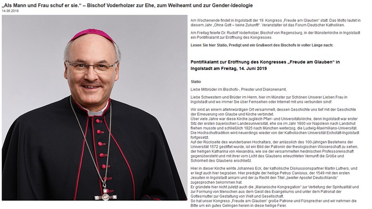 Njemački biskup protiv žena: "Isus je svjesno pozvao muškarce da budu apostoli"