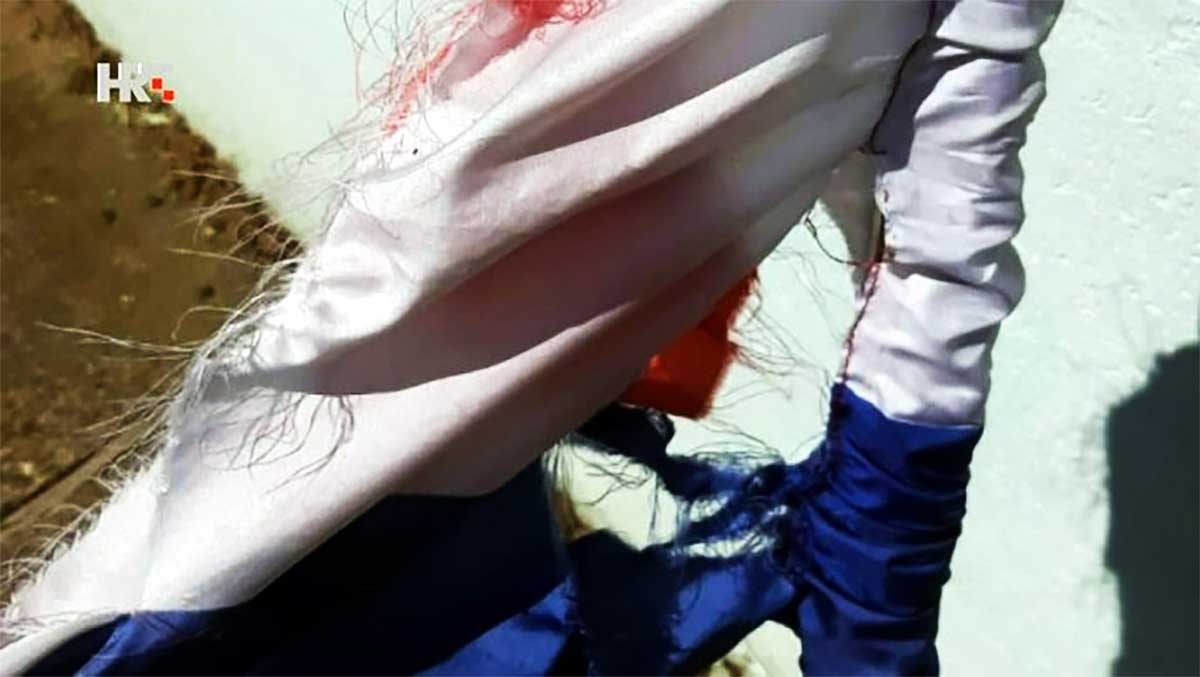 U vukovarskom prigradskom naselju dvaput poderana hrvatska zastava