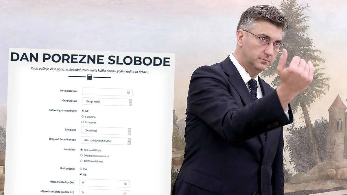 Od danas do kraja godine radite za sebe, sve dosad otet će vam država
