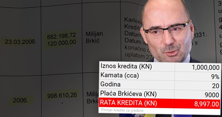 Kako je Vaso Brkić dobio milijunske kredite s plaćom manjom od 10.000 kuna?