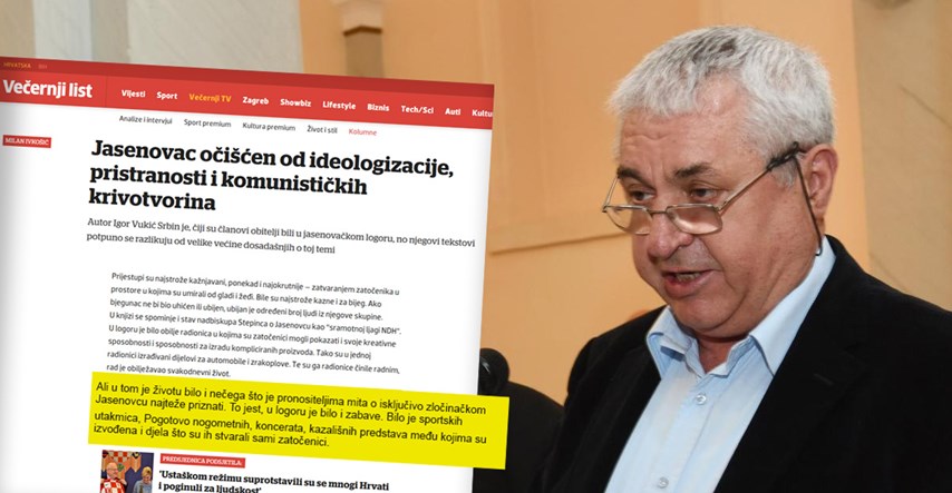 Večernji list objavio sramotan tekst o Jasenovcu: "U logoru je bilo zabave"