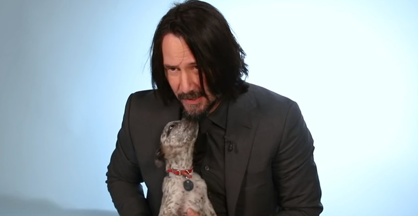 Keanu Reeves obožava pse, a ovaj intervju je dao okružen slatkim štencima