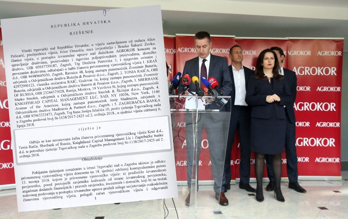 Sud odbio još jednu odluku čelnih ljudi Agrokora