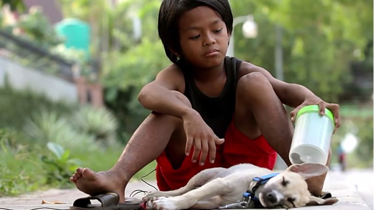 VIDEO Dječak bez doma je spasio napuštenog psa i dobio najboljeg prijatelja