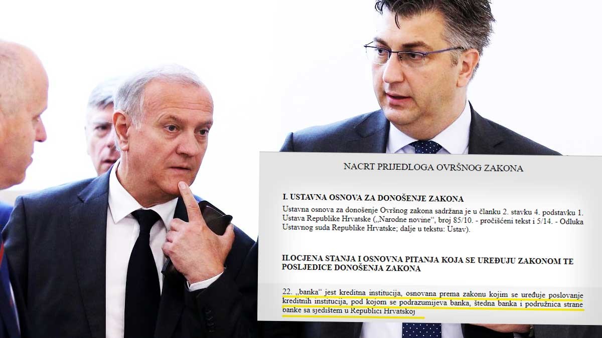 Vlada zabranjuje isplatu plaća na račune banaka koje fizički nisu u Hrvatskoj?