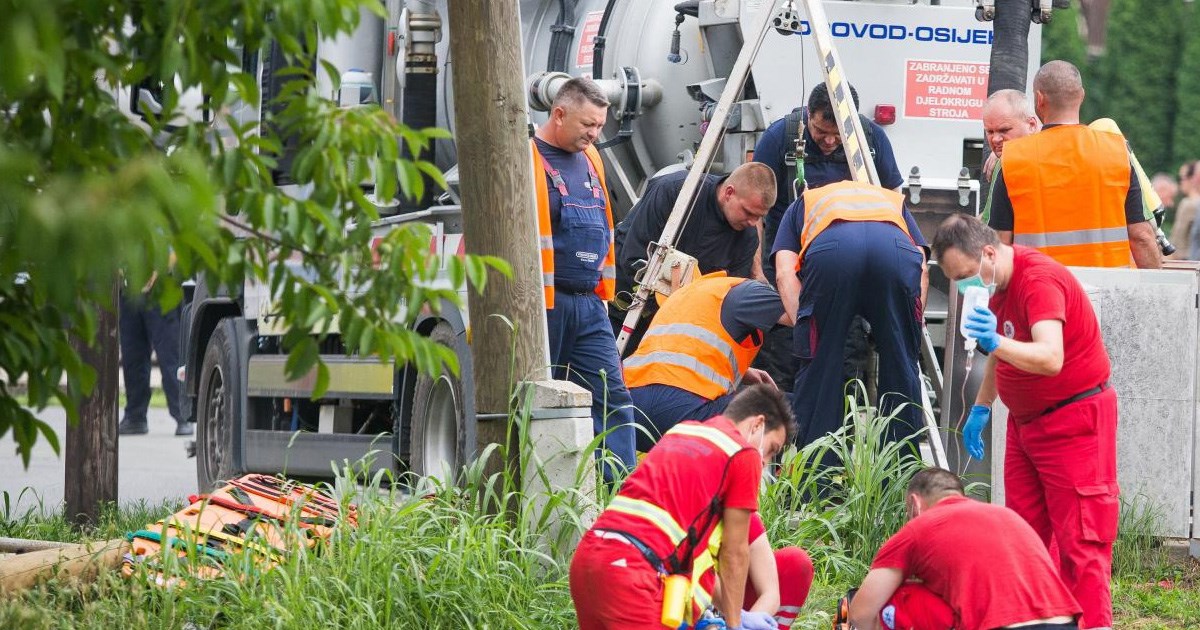 Onesviješteni radnici upali su u šaht dubok 6 metara, izvlačili su ih dva sata