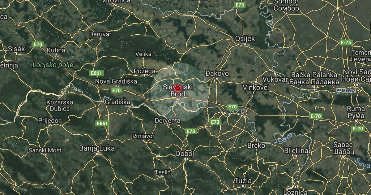 Potres zatresao Slavonski Brod: "Djeca i radnici iz osnovne škole su istrčali van"