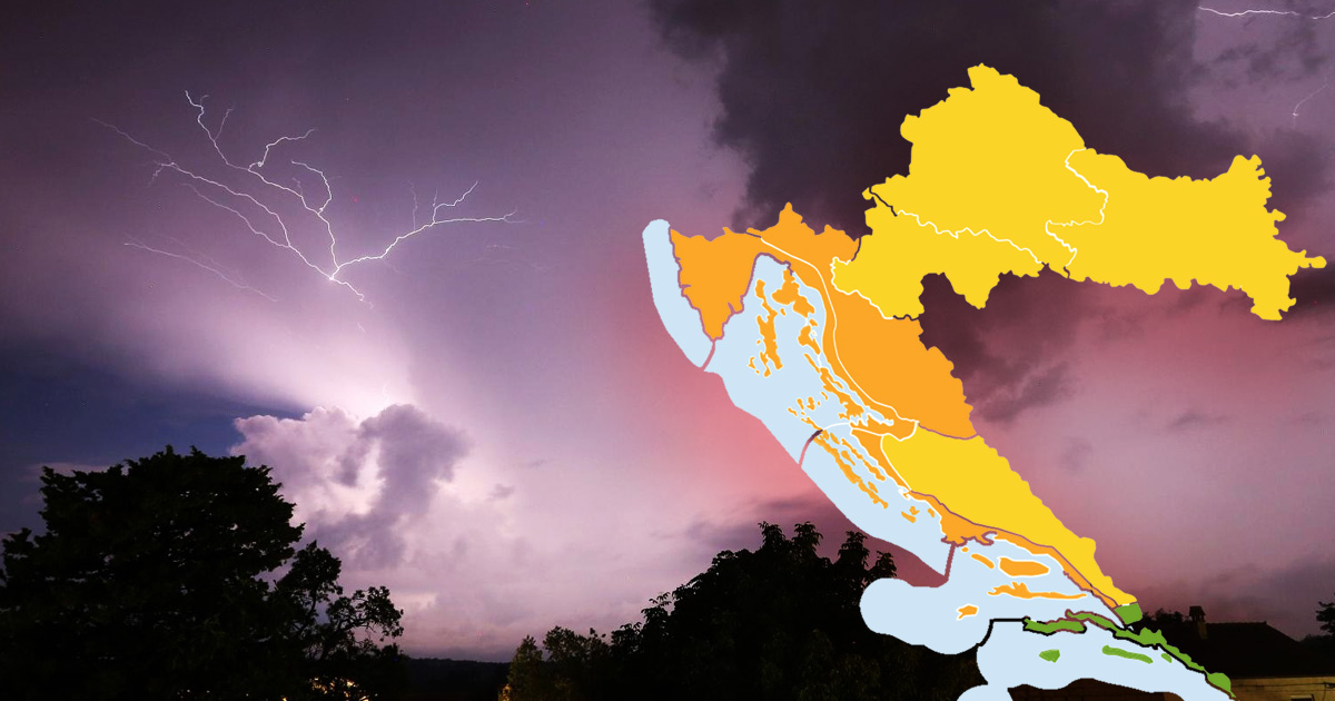 Je li stigao kraj ljeta? Temperature pale za 10 stupnjeva, kiša posvuda
