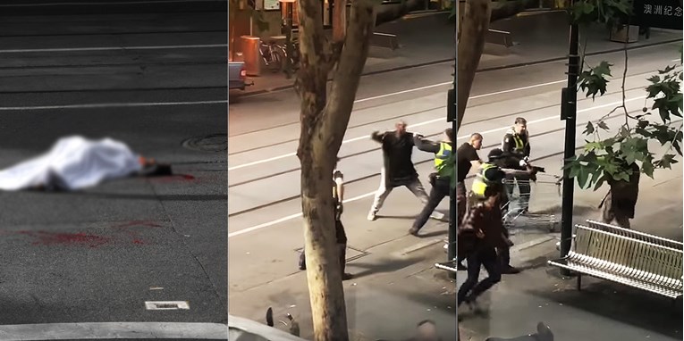 VIDEO Usred Melbournea izbo ljude nožem, jedan umro. Policija upucala napadača