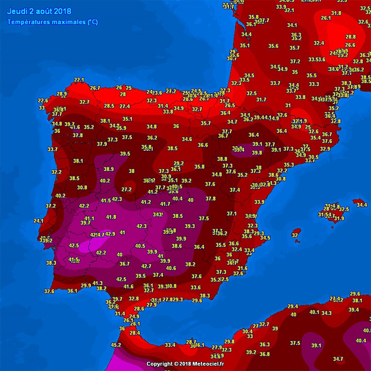 Europa gori. U Portugalu jučer 46 stupnjeva, a najgore tek dolazi