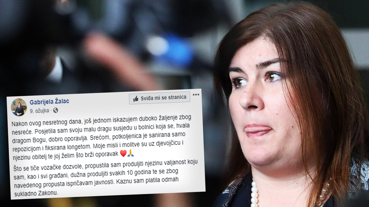 Hoće li ministrica ipak kazneno odgovarati zbog naleta autom na curicu?