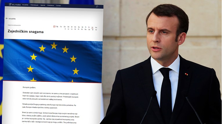 Macron objavio pismo svim Europljanima pa i Hrvatima. Važno je