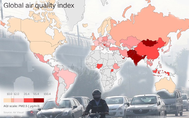 22 od 30 najzagađenijih gradova u svijetu nalaze se u Indiji