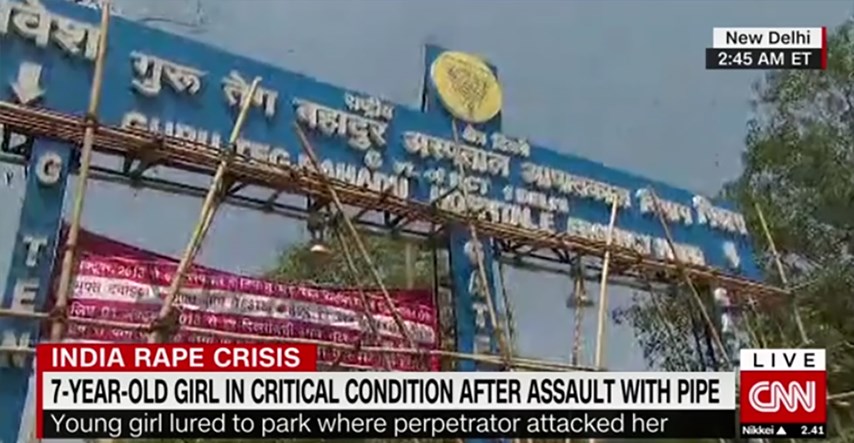 CNN je objavio stravičnu vijest o silovanju sedmogodišnje Indijke